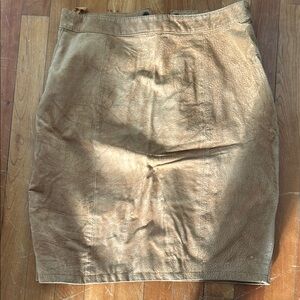 Vintage Suede Skirt